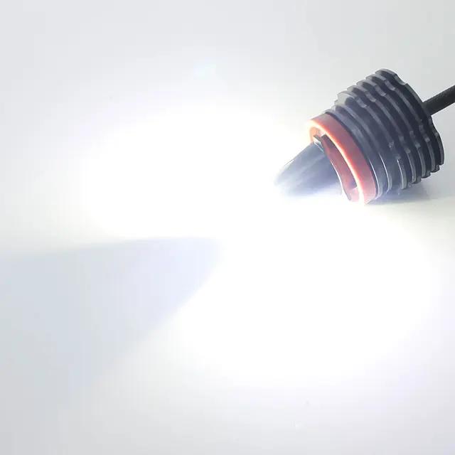 

2PCS H8 120W For BMW E82/E87 E90 E91 E92 E93 E60 E61 E63 E64 F01 F02 E84 E70 E71 E89 LED Angel Eyes Halo LED Marker Lights Bulbs