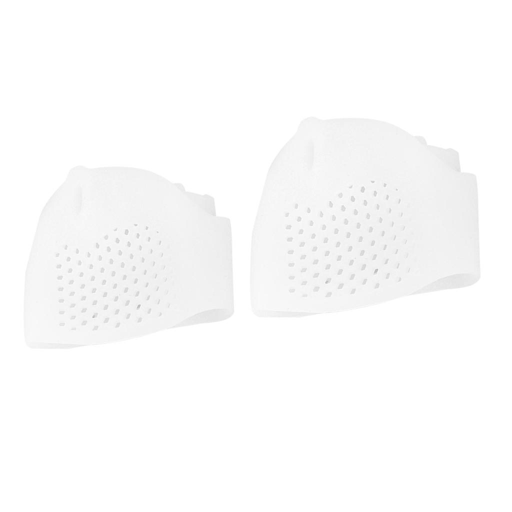 Silicone Bunion Straightener Hallux Vaus Corrector Toe  or Foot Care Pain Relief White