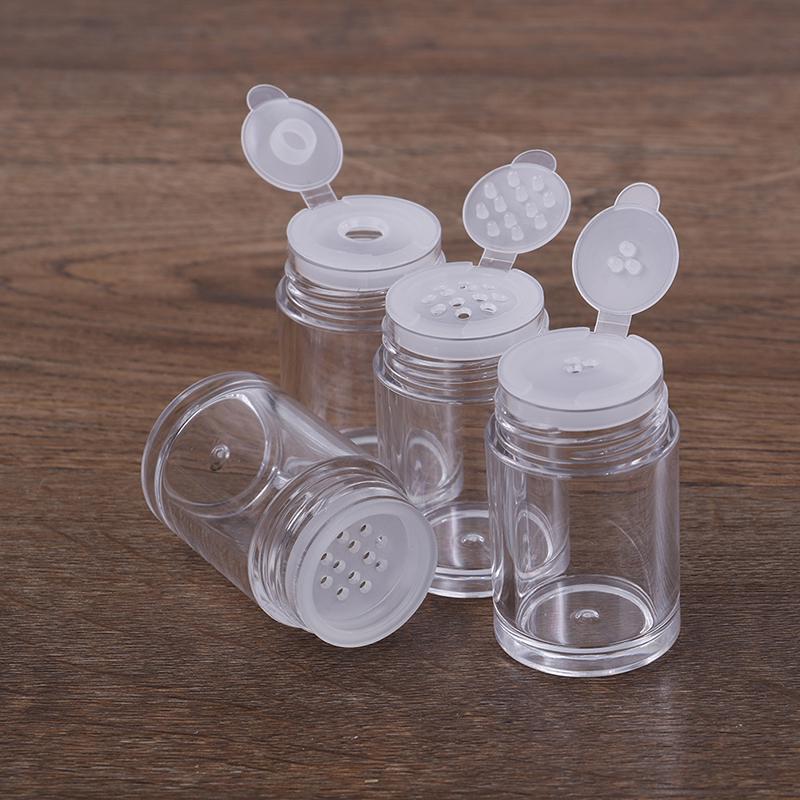 1 Pcs 10Ml White Empty Cosmetic Bottle Sifter Jars Container Screw Lid Makeup