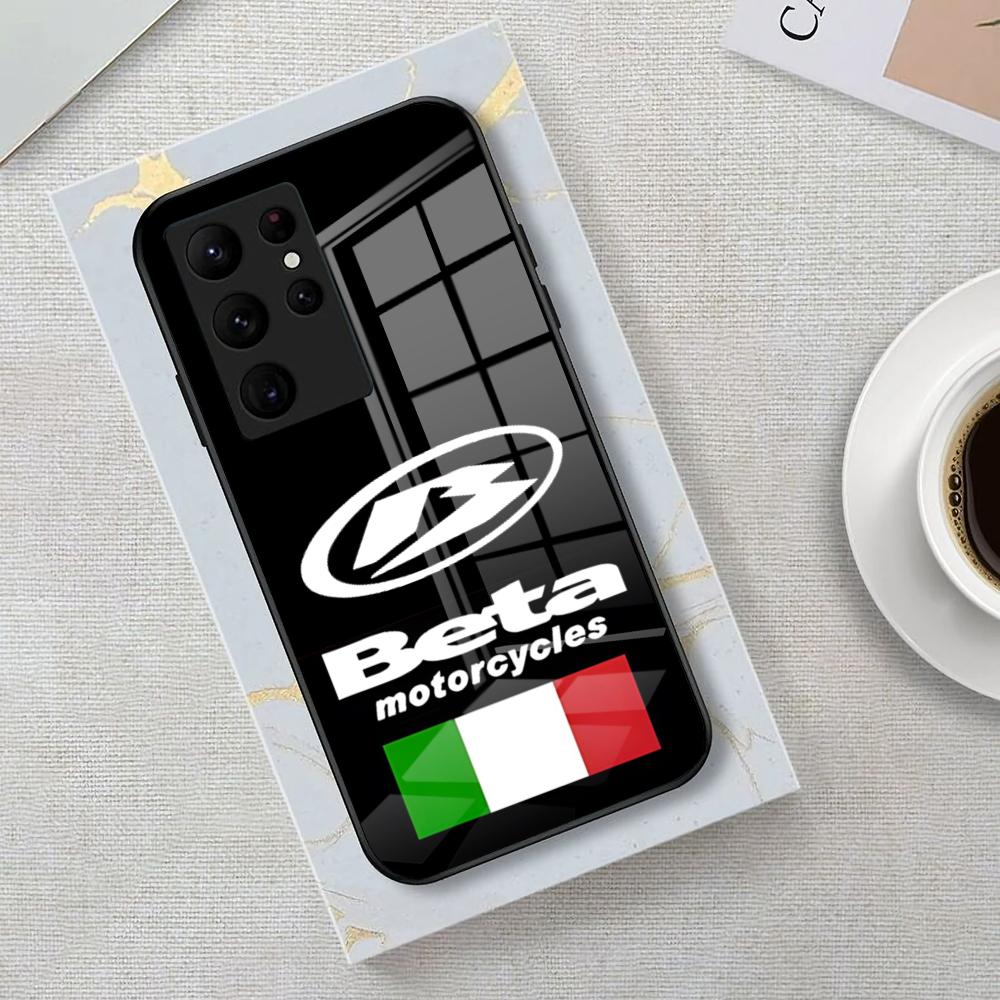 Motorcycle Racing B-betas Phone Case For Samsung S26 S25 Edge Ultra 23 22 21 20 Ultra Plus S24 Fe Glass Cover