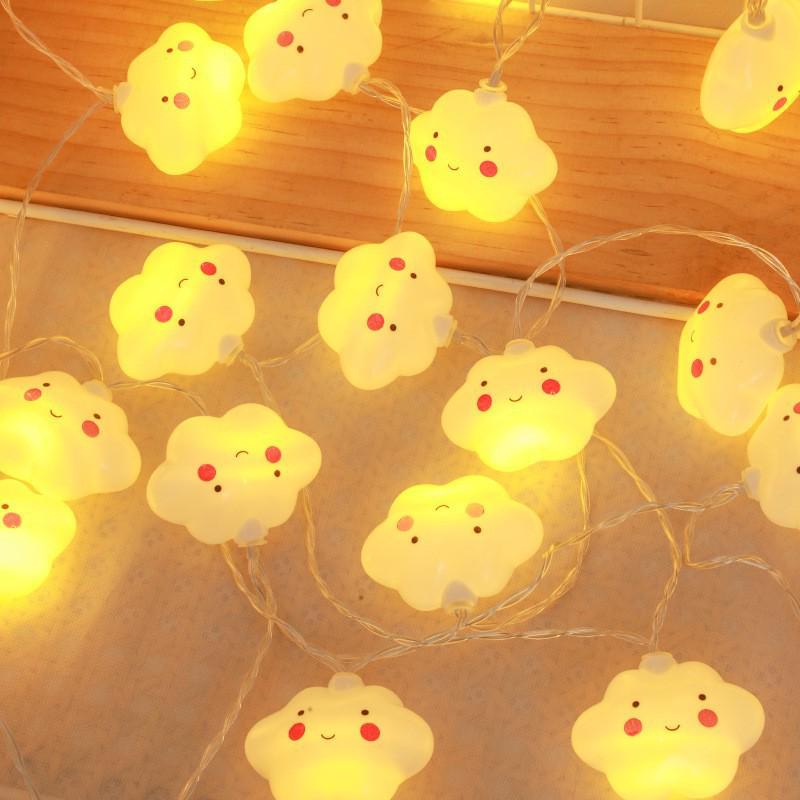 Colorful LED Star & Rainbow Cloud Decorative Tent Hanging Lights