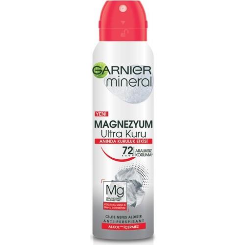

Дезодорант-спрей для женщин Garnier Mineral Magnesium Ultra Dry 150 мл