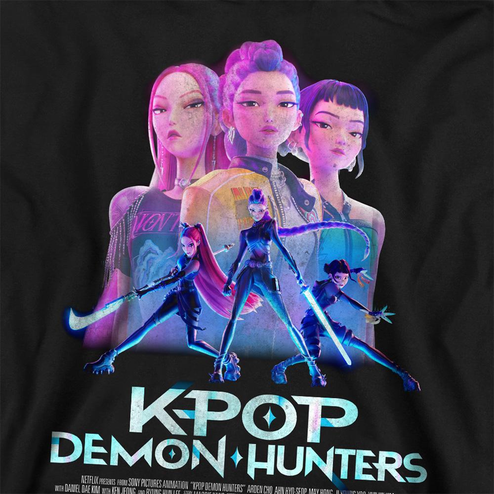 K-Pop Demon Hunters Unisex Adult Huntr/X Poster Sweatshirt