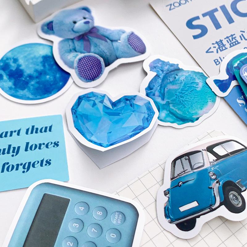 Zaomo Leisure Dream Journal & Suitcase Sticker Pack - Simple Ins Style DIY Material