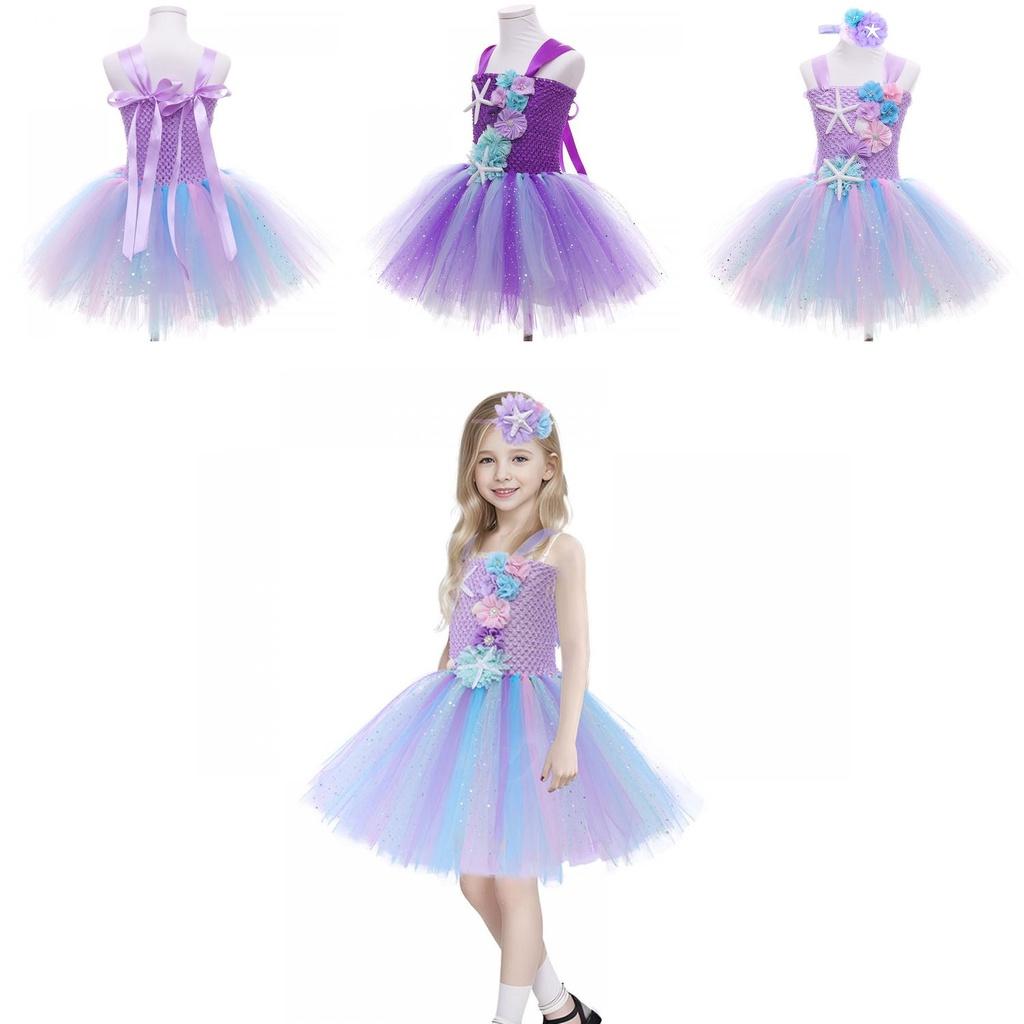 Mermaid Cosplay Princess Dress For Girls Cute And Elegant Perfect For Festivals And Performances