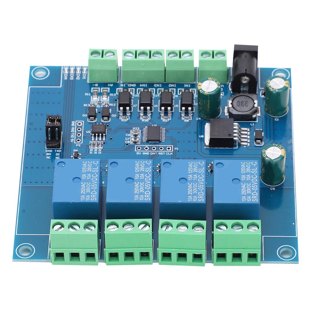 Relay Module 4 Channel Switch Input and Output Circuit Control Board Component DC 7 24V