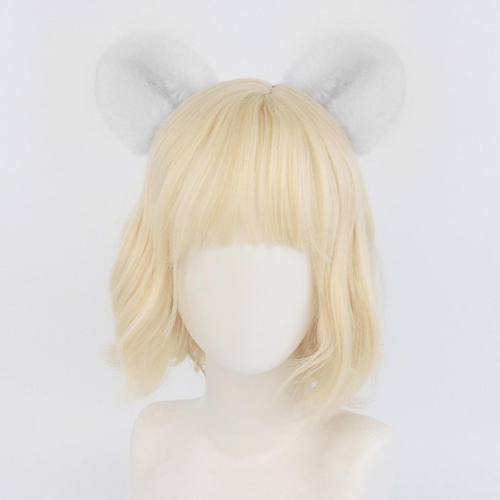 Rabbits Ears Hairband Photo Props Furry Hair Hoop Headband Party Headpiece Fun Headbands for Music Festival