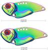 Fishing Lures Blade Bait For Bass Walleye Trout For Freshwater Saltwater Metal Hard Blade Baits Fishing Blade Lure Spoons 5Pcs With Box