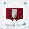 Jianjiang Men's Modal Red Boxer Briefs 3-Pack