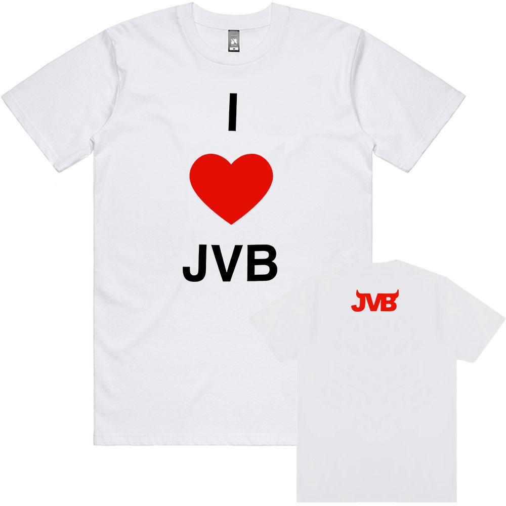 I Love JVB Tee JOEY VALENCE & BRAE Band Design Merch Short Sleeve Cotton Men/Women T-shirt Casual Loose O-neck Male T Shirt Tops