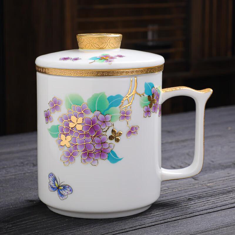 Chaxun Ceramic Office Tea Cup with Lid