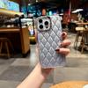 Rhombus Diamond Apple Phone Case for 17 Pro Max, 16, 15, 13, 11 - Full Coverage, Drop-Proof, Simple Style.