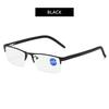 Classic Half Frame Reading Glasses Men Women Fashion Rectangle Presbyopic Eyeglasses Business Hyperopia Anti Blue Light Glasses