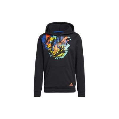 Sudadera con Capucha de Forro Polar con Estampado Salpicado de Baloncesto de James Harden para Hombre Sudadera con Capucha Negra H13713