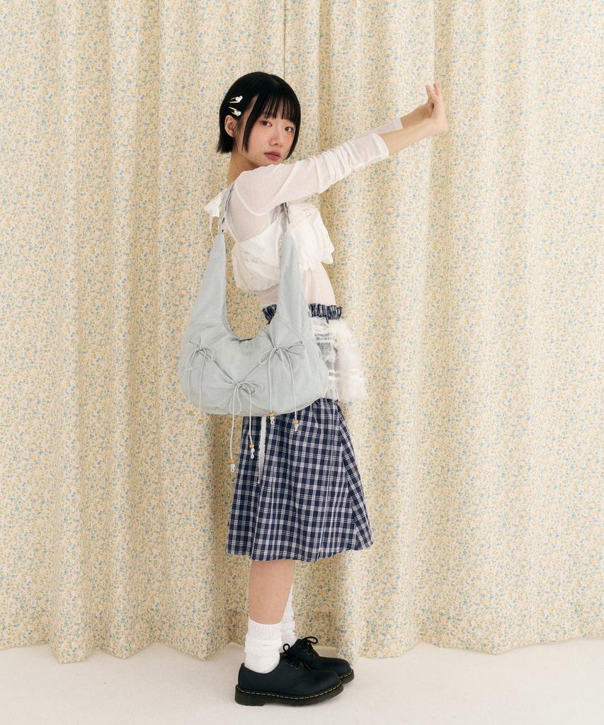 Myshell Willow String Nylon Crossbody Bag_10111Cb