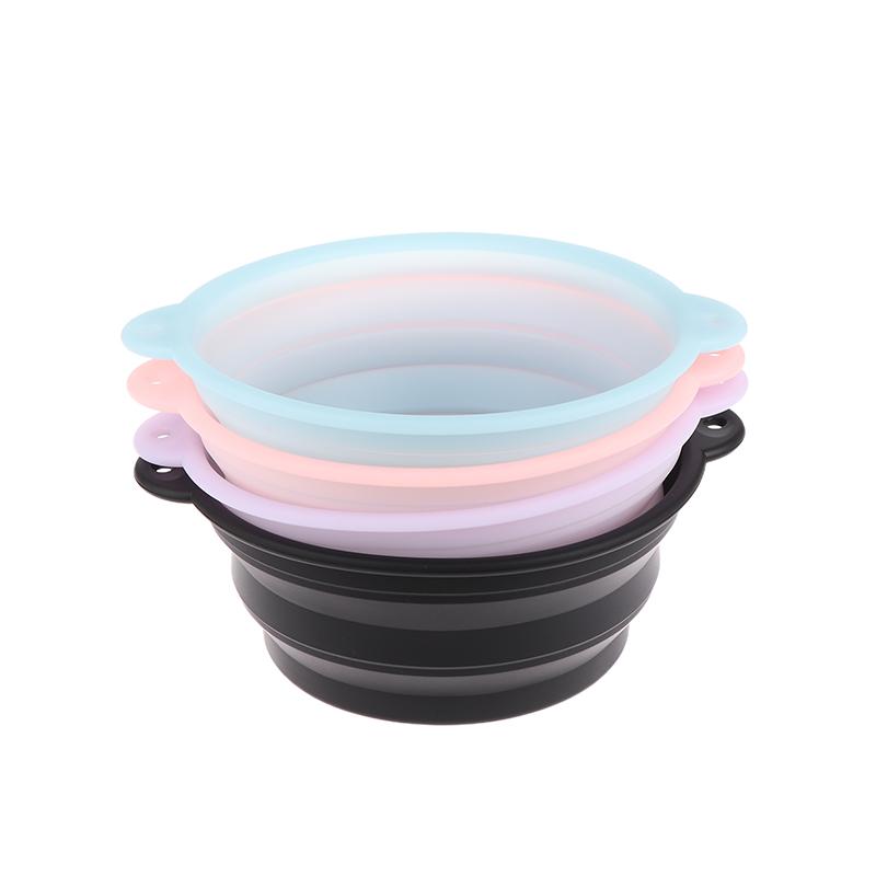 Foldable Face Ice Bath Bowl Facials Plunge Wash Basin Silicone Portable Travel Home Skincare Ice Facials Bath