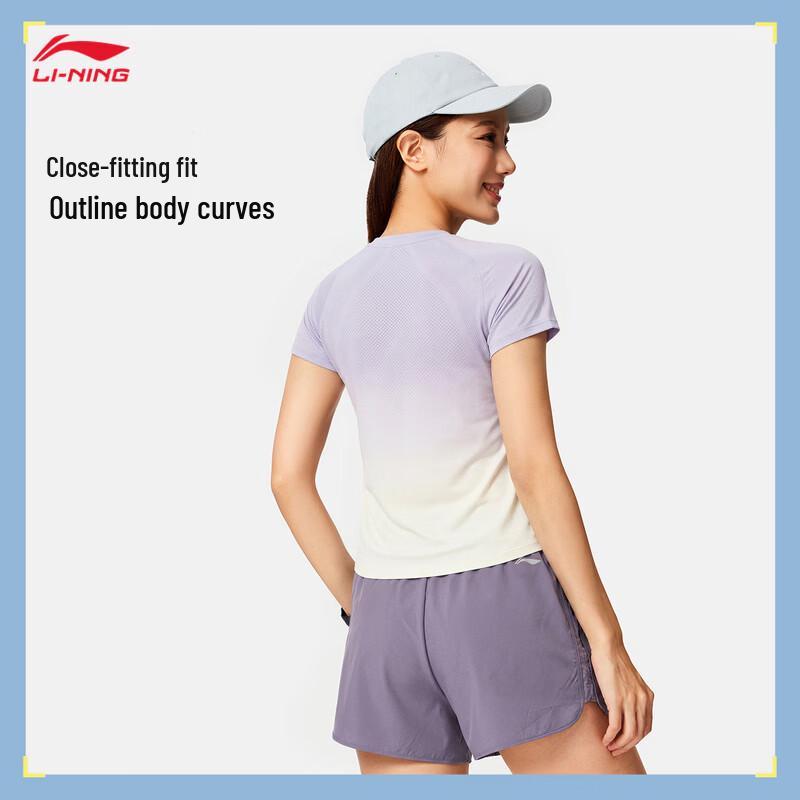 Li-Ning Women s Gradient Fitness T-Shirt ATSW336 XL