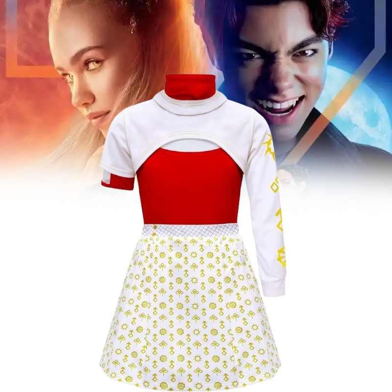 Zombies Dawn 4 Of The Vampires Nova Cosplay Costume Dress Set Party Halloween