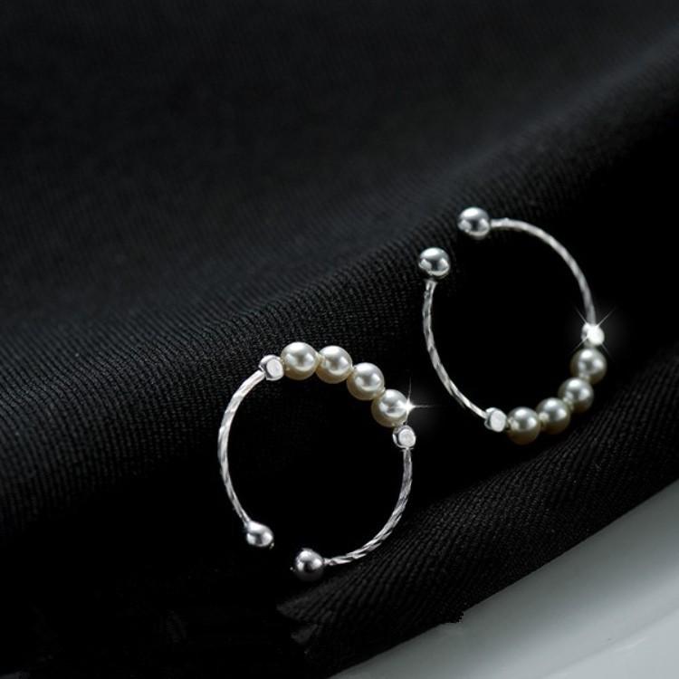 Temperament Women s Pearl Open Ring – Retro, Luxurious, Exquisite, and Versatile Fashion Accessory