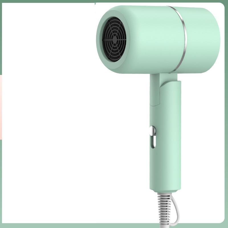 

Складной фен 220 В-240 В 750 Вт с сумкой для переноски Air Anion Уход за волосами для дома Мини-дорожный фен Портативный фен зелёный
