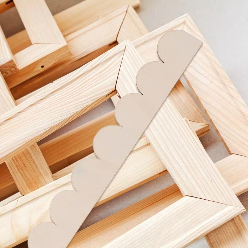 20pcs Home Improvement DIY Crafts Frame Scalloped Edge Cabinet Frame  Home Decoration