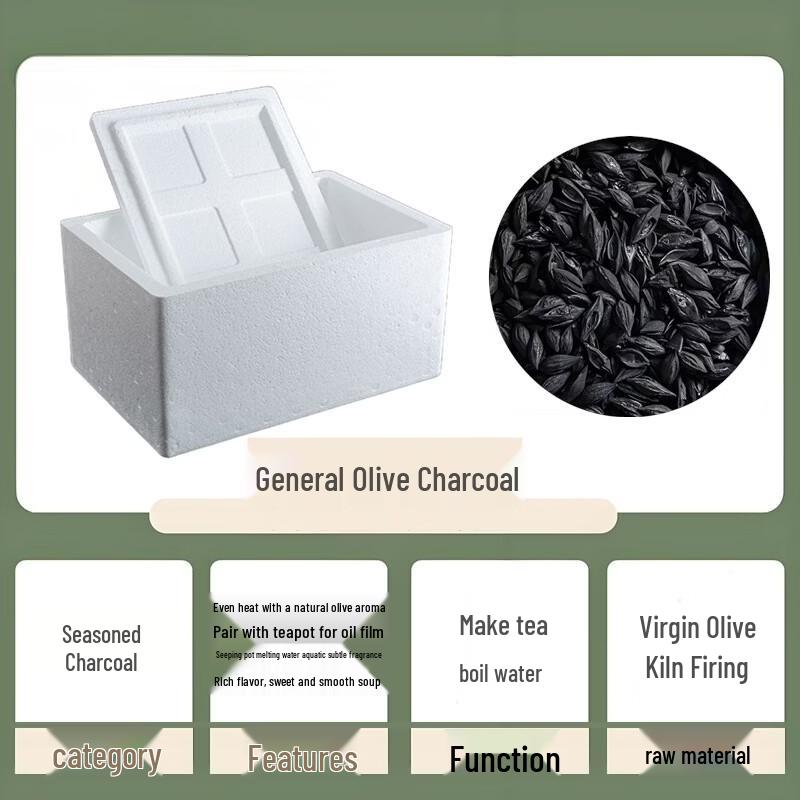 Zhi Shi Smokeless Olive Charcoal