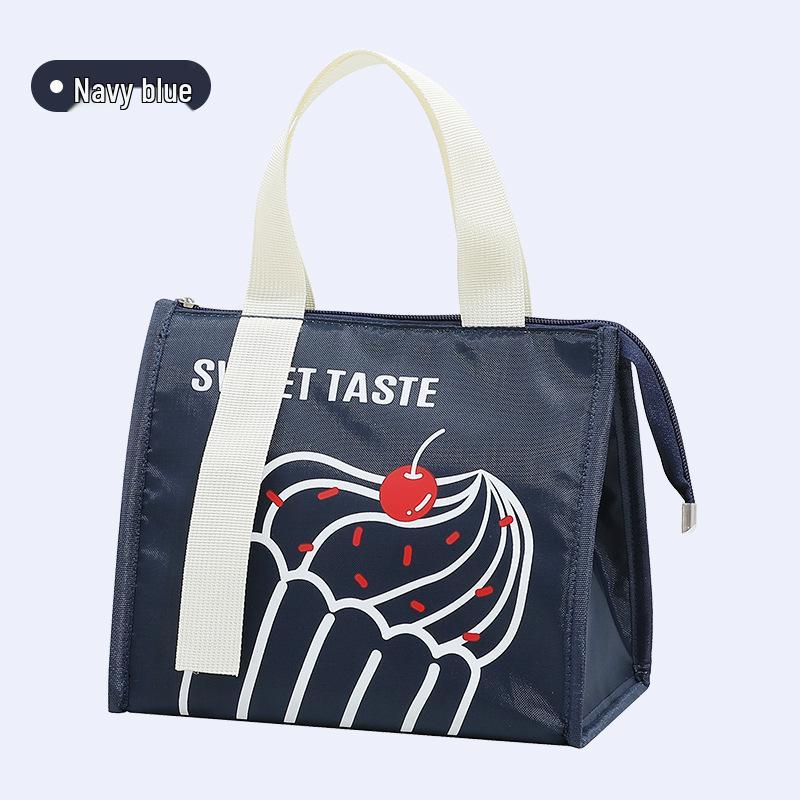 Waterproof Oxford Cloth Thermal Lunch Bag with Aluminum Foil Lining