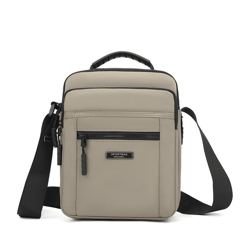 

Многофункциональная мужская наплечная сумка большой вместимости, износостойкая, водоотталкивающая, для поездок на работу, кроссбоди легкие хаки