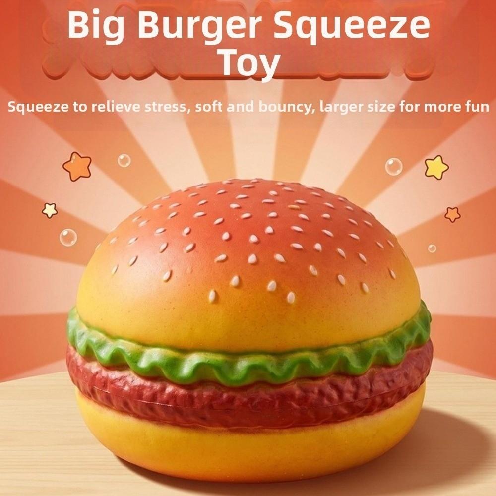Slow Rebound Hamburger Stress Pinch Le Soft Squeeze Sensory Fidget Bread Autism Sensory Toy
