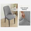 Chair Cover High Elasticity All-Inclusive Design Protective Fit Hidden Elastic Strip Less Slipping Super Soft Dining Chair