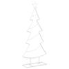 Metal Christmas Tree with Stand KUOPIO 125 Cm Steel White