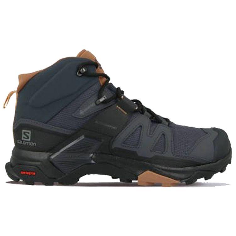 SALOMON X Ultra 4 Mid Gtx Comfortable Shock Absorbing Non-Slip Durable Breathable Lightweight Hiking Shoes Women Hiking Shoes Black 412956