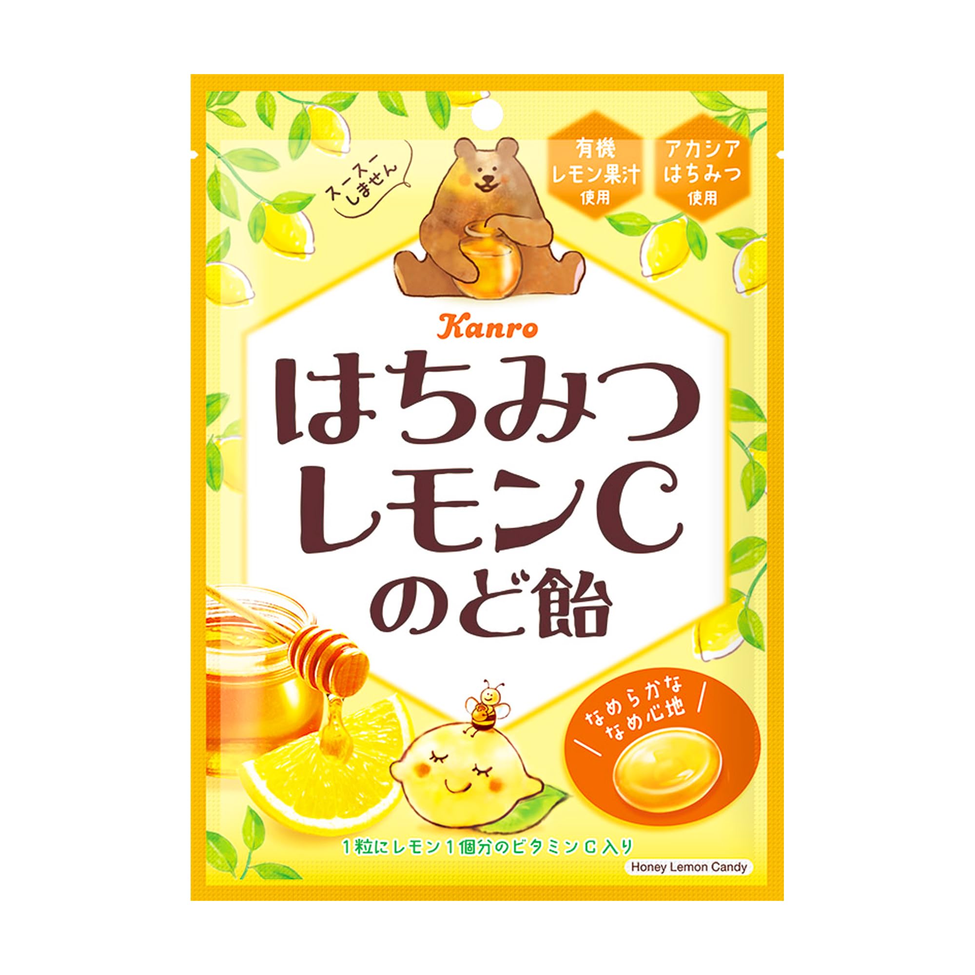 

Kanro Honey Lemon C горловые леденцы 75 г x 6 шт.