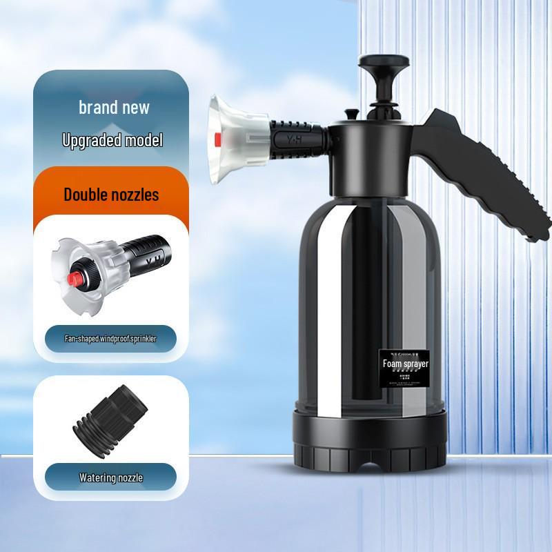 Multi-Purpose Foam Sprayer for Car Wash & Garden Use Dual Nozzle High-Pressure Sprayer