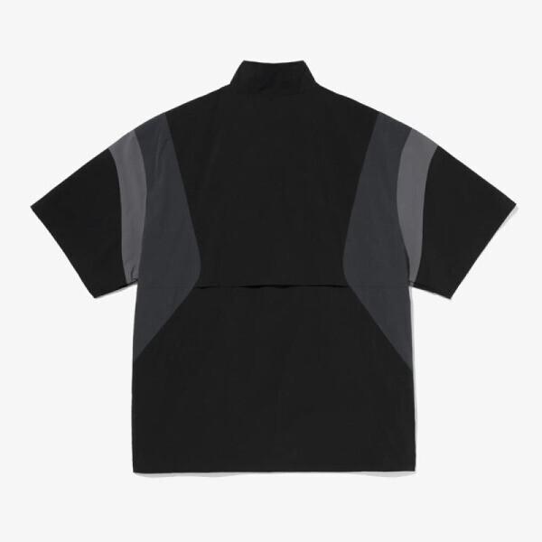 Fila Unisex Essential Short Sleeve Woven Anorak Black Fs2jkg2106xblk