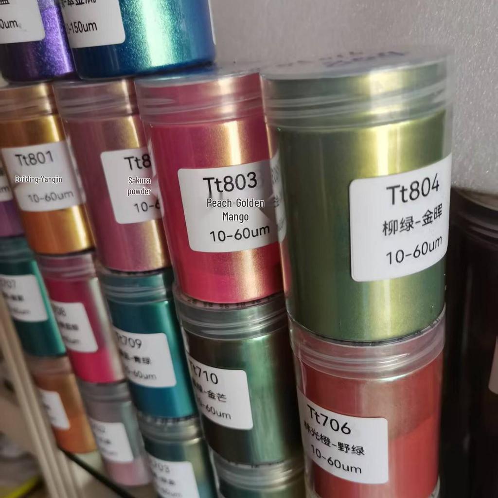 Chameleon Color-Changing Pearlescent Pigment Powder for Eyeshadow Cosmetics