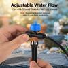 30pcs Adjustable 360° Drip Emitters For Efficient Garden Irrigation System Adjustable Irrigation Drippers Sprinklers