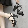 New Style Thick-soled Sandals with Anti-slip Properties for Women, Versatile and High-heeled Shoes.