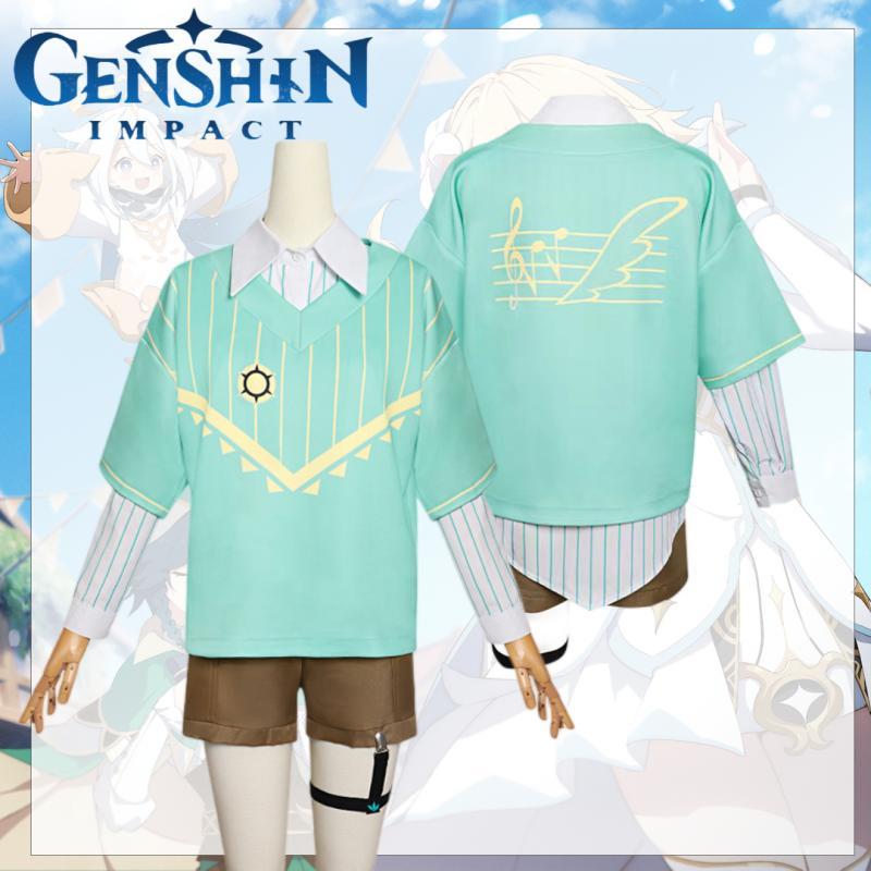 Wendy Genshin Impact Holiday Casual Wear Roleplaying Clothing Chest Ornament