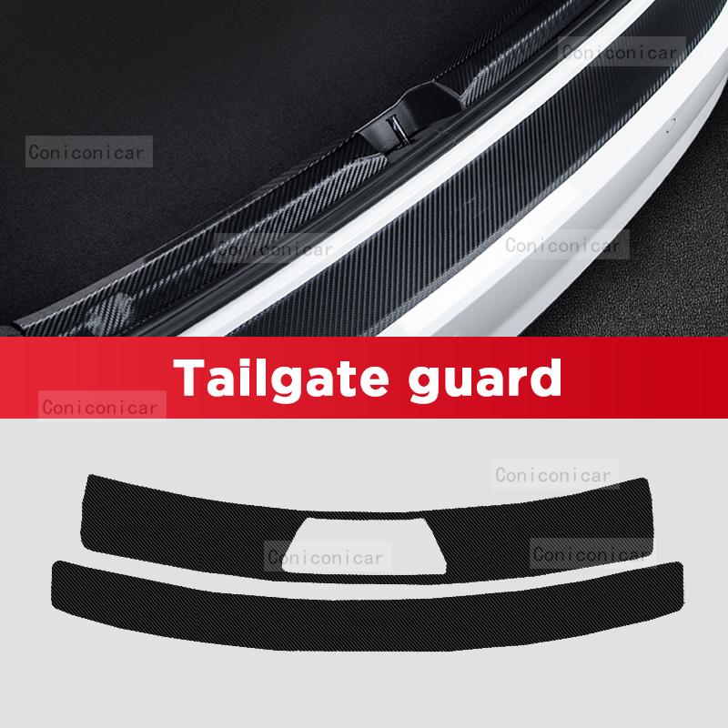 Car Carbon Fiber Door Sill Sticker For HAVAL H6 GT 2022-2025 Threshold Pedal Anti-scratch Interior Decoration Accessories