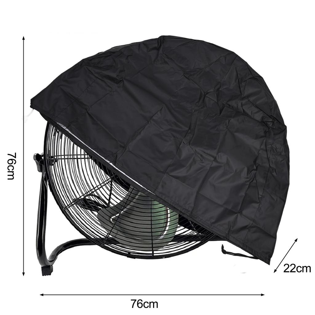 Dustproof Fan Cover Foldable Electric Fan Cover Adjustable Straps Dustproof Cover Long-lasting Protection Daily Maintenance