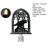Gothic Crow Wall Sconce Lighted Wall Decoration Church Arch Sconce