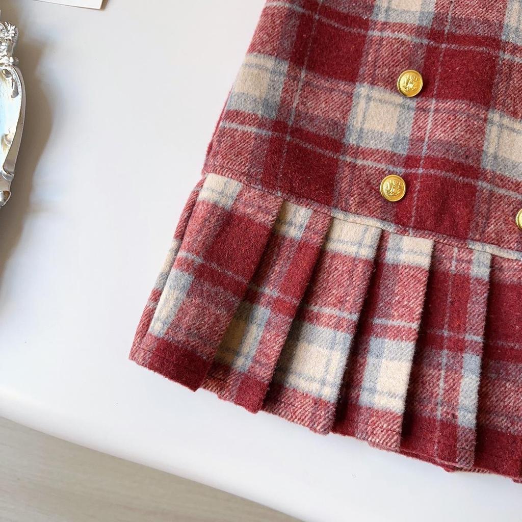 Winter Princess Sleeveless Dress - Fleece Lined, Thickened, Fashionable Baby Girl Vest Style AWA761