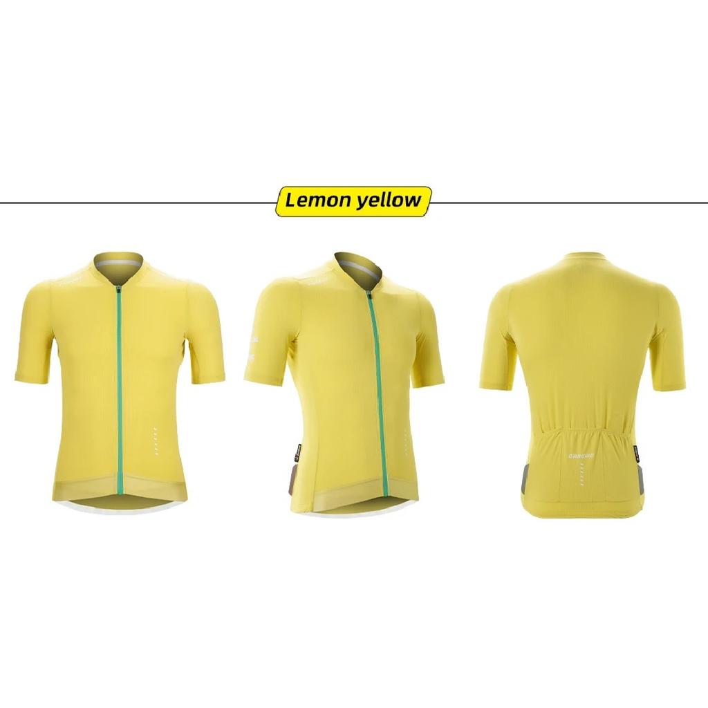 DAREVIE Cycling Jersey Cool And Refreshing Anti UV PRO Level Men's Cycling Shirt Moisture Wicking Non Slip Cycling Jersey Man