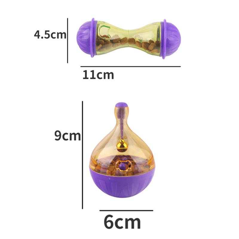 Hrănitoare pentru hrană pentru pisici, bile interactivă, bol distracție, jucării pentru animale de companie, pahar pentru pisici, bile care scutură scurgeri, accesorii pentru pisici pentru acasă, produse pentru câini