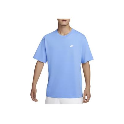 As M Nsw Tee Club Max Casual Breathable Short Sleeve Drop Shoulder T-Shirt Men Tops Blue FV0376-412