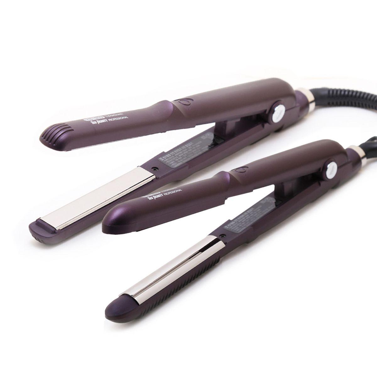 Hair Titanium Salon Iron YB-853 (R,S) (Bangs/Short Hair/Root Volume/Men) ROUND