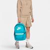Nike Heritage Fabric Backpack Regular Unisex Clear Transparent Blue & Stadium Green & Coconut Milk Casual FN0785-406