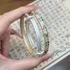 Gold Enamel Butterfly Bracelet for Zodiac Year, Women's Gift