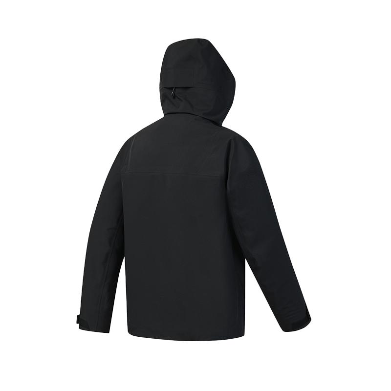 FILA Explore Minimalist Classic Retro Sports Casual Outdoor Hard Shell Versatile Comfortable Hooded Jacket Men Jacket A11M617718F-BK